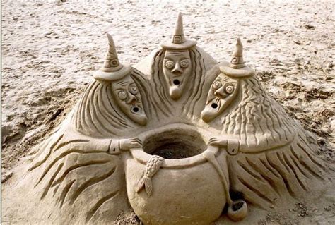 Spooky and Festive Sand Witches for Halloween